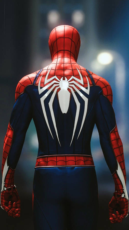 Spiderman Back Wallpaper