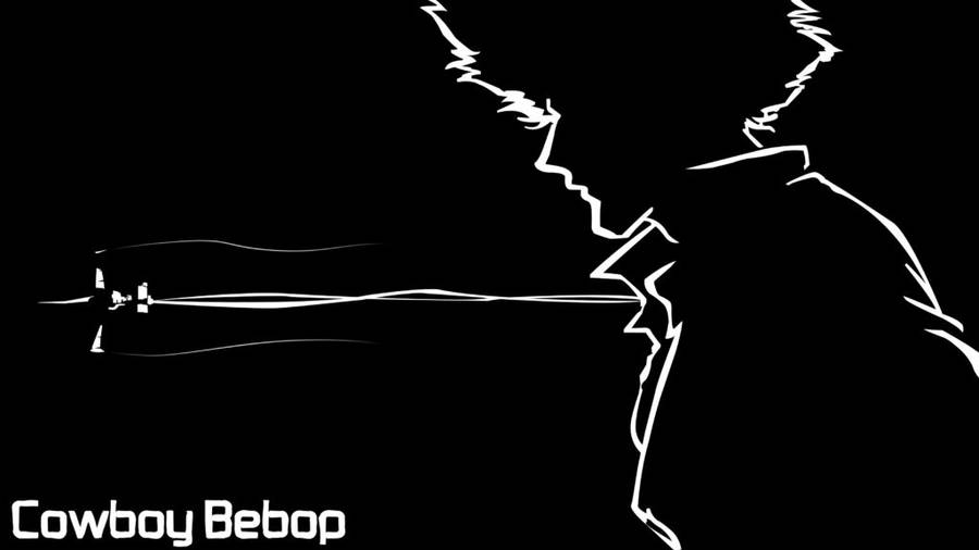 Spike And Ship Cowboy Bebop Desktop Wallpaper