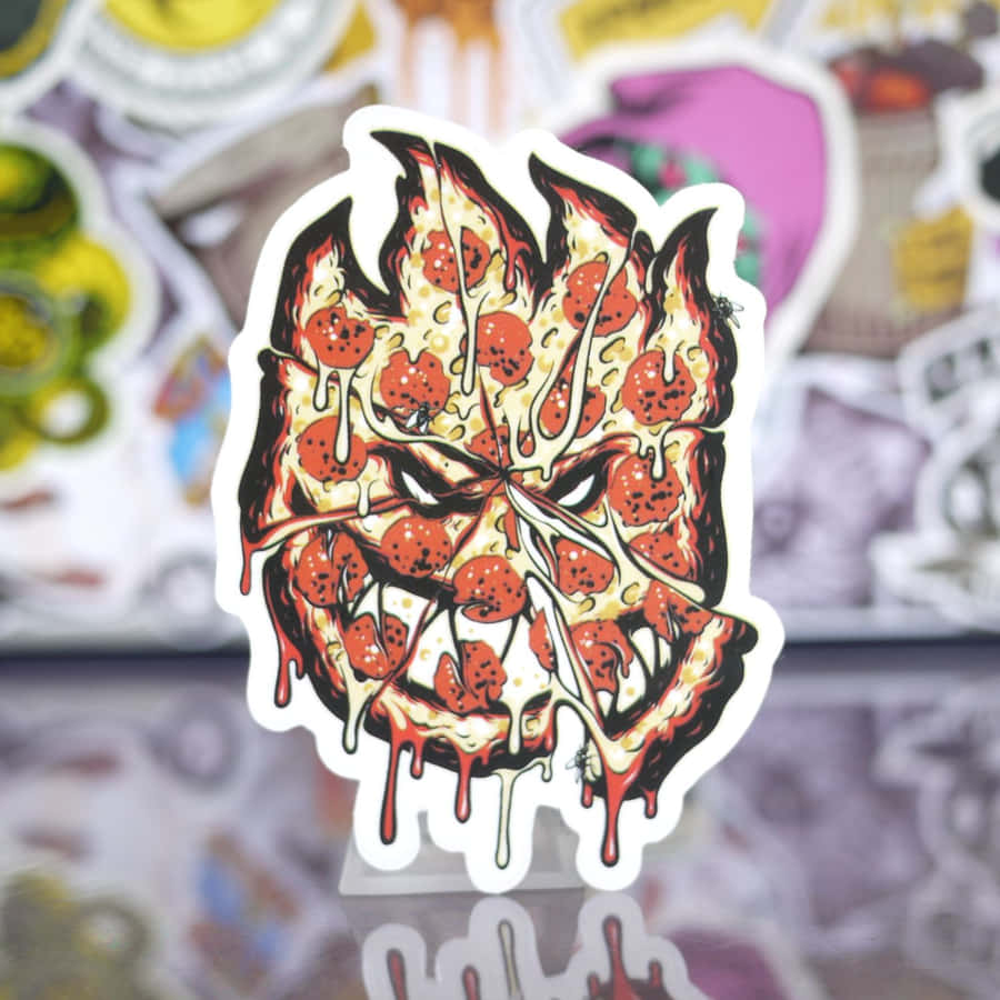 Spitfire Skate Pizza Sticker Wallpaper
