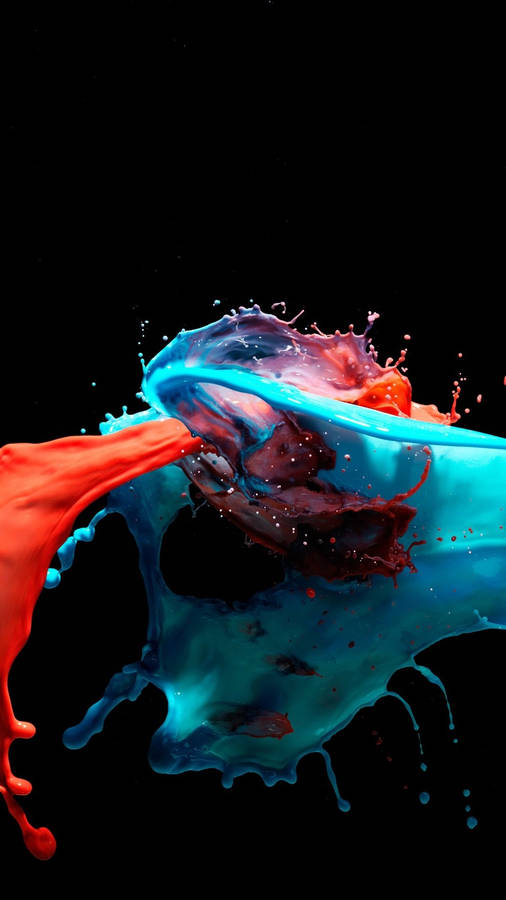 Splash Paint Colors Top Iphone Hd Wallpaper