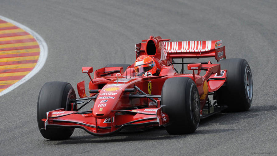 Splendid Turning Michael Schumacher Wallpaper