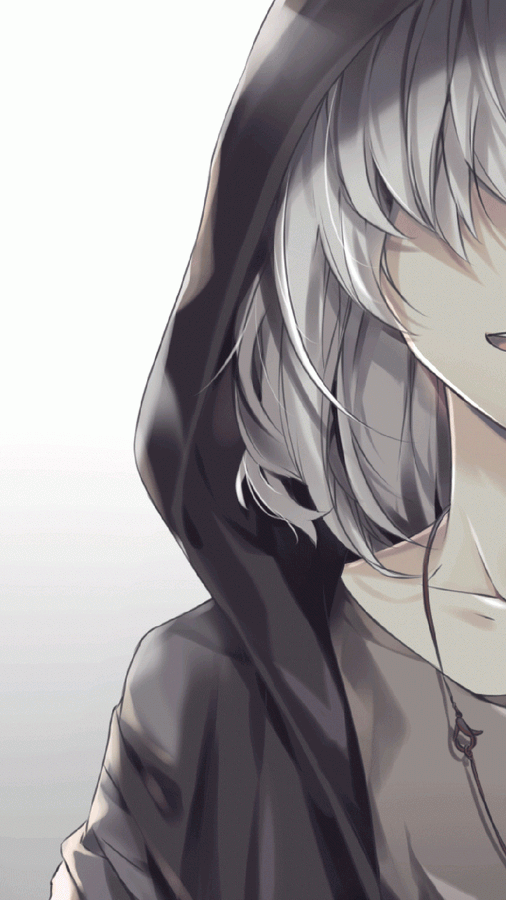 Split Sad Anime Phone Wallpaper