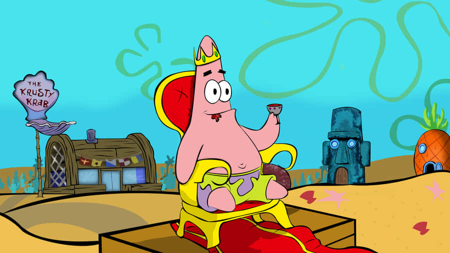 Spongebob Squarepants King Of The Kings Wallpaper