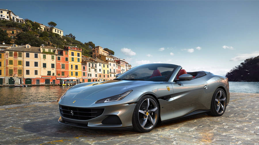 Sports Car Ferrari Portofino Wallpaper