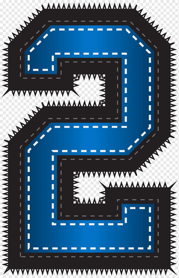 Sports Number 2 Blue Team Wallpaper