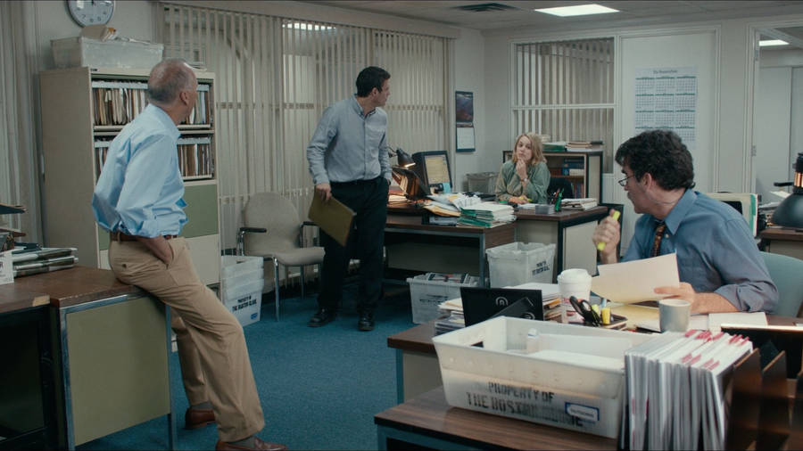 Spotlight Office Scene Wallpaper