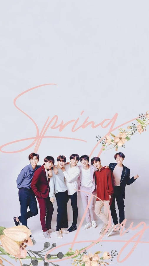 Spring Day Lockscreen Bts Wallpaper