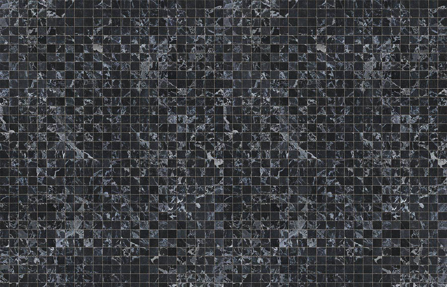 Squared Tiles On Black Marble Iphone Wallpaper