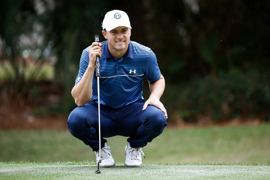 Squatted Jordan Spieth Wallpaper