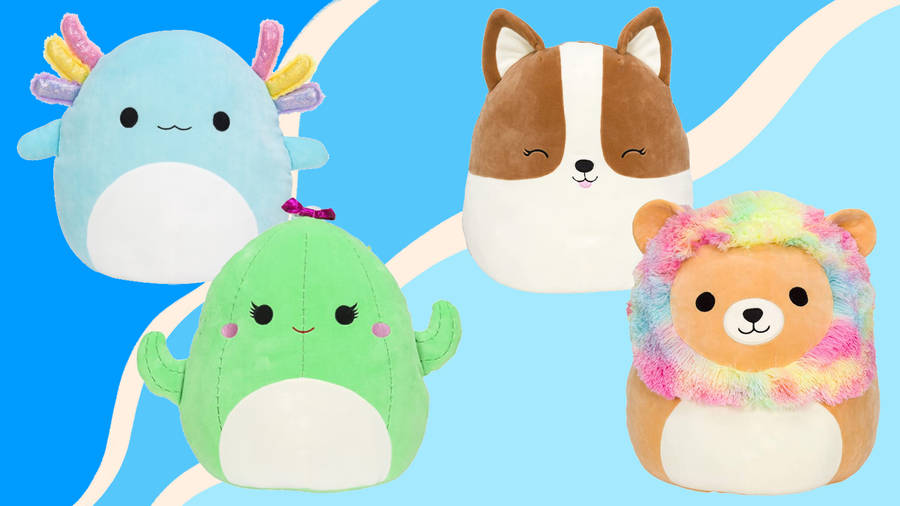 Squishmallows Plush Toys Fan Art Wallpaper