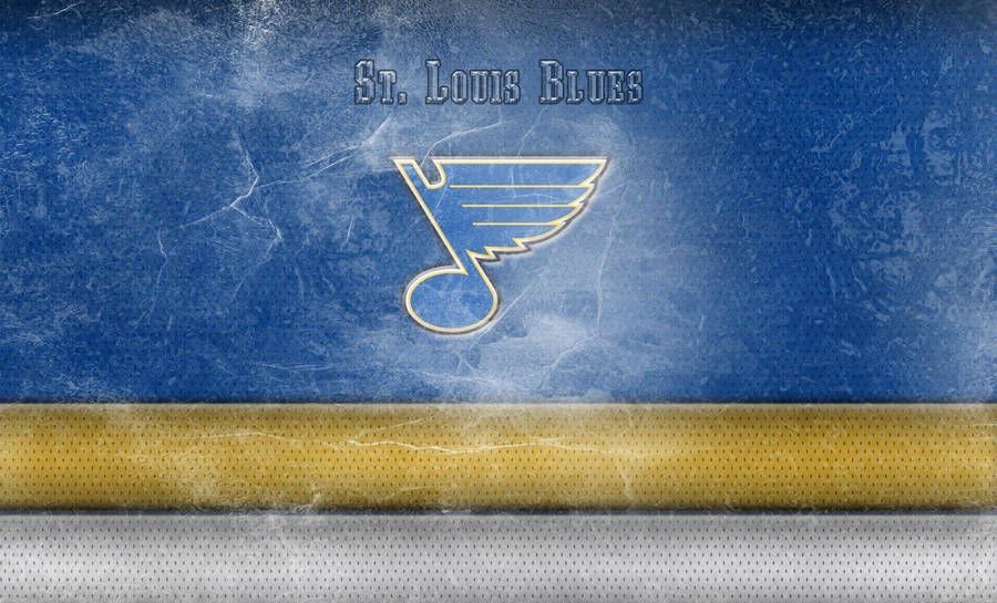 St Louis Blues Frosted Logo Wallpaper