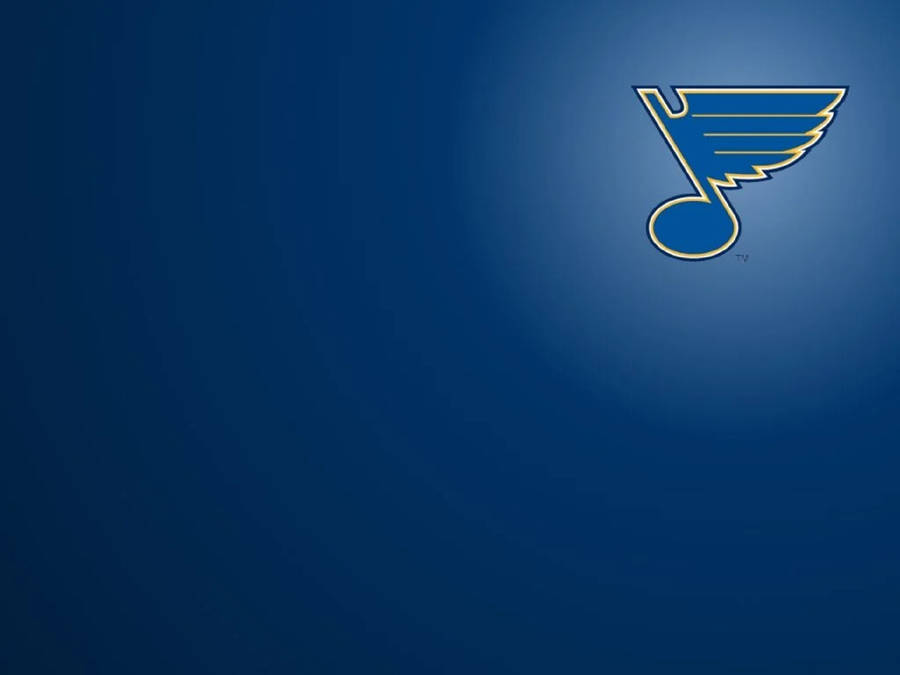 St Louis Blues Musical Note Logo Wallpaper