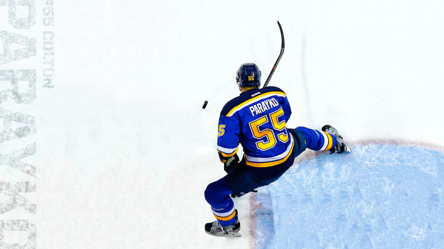 St Louis Blues Player Parayko Wallpaper