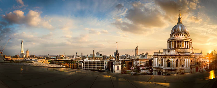 St Paul City Of London Panorama Wallpaper