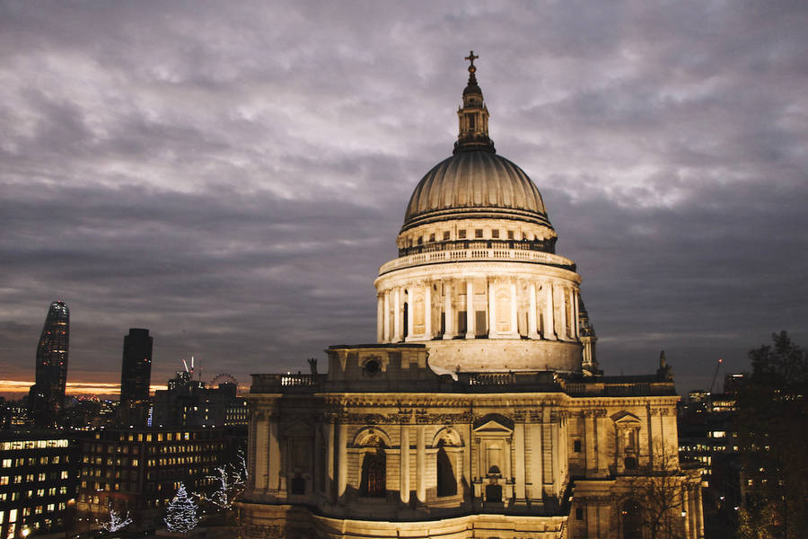 St Paul Dome Sky Cloudy Wallpaper