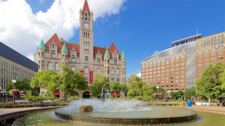 St Paul Minnesota Landmark Center Wallpaper