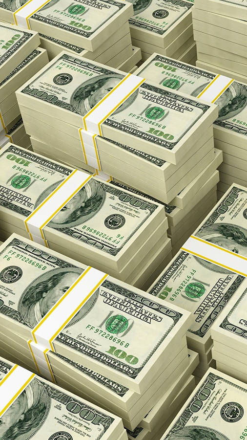 Stacked Money Iphone Wallpaper