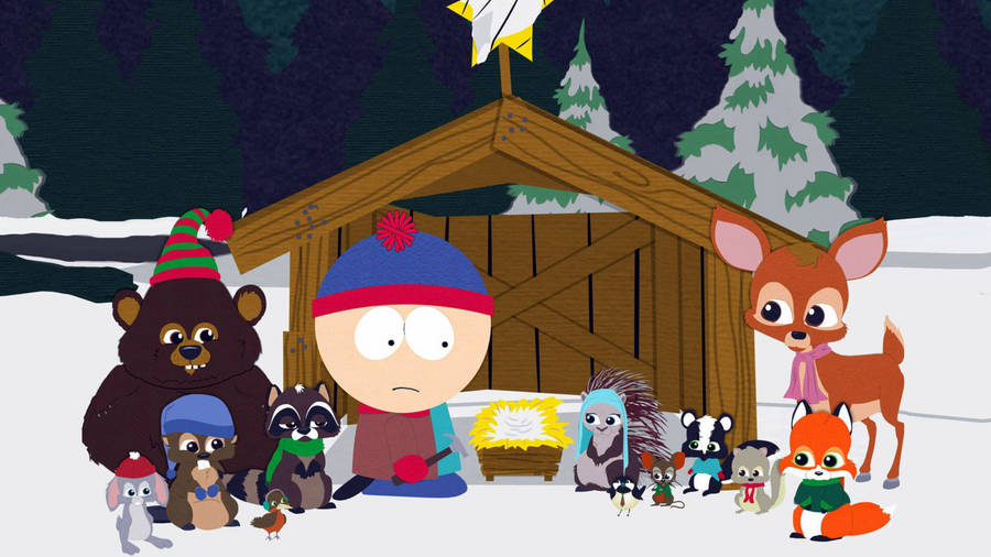 Stan Marsh Christmas Poster Wallpaper