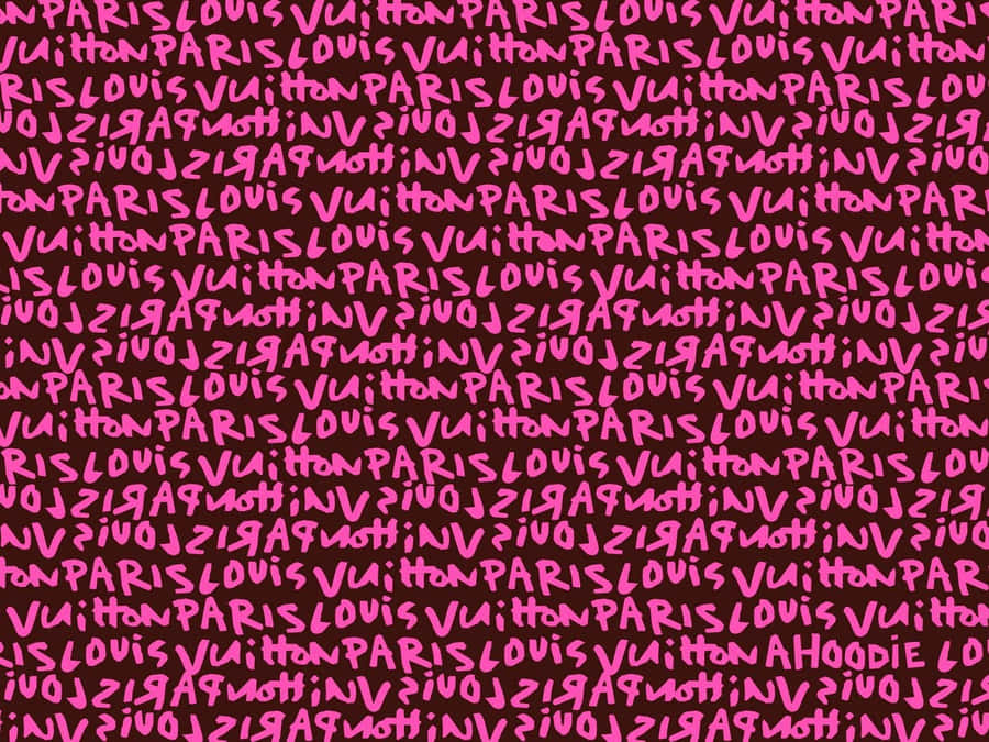 Stand Out In Style With This Gorgeous Louis Vuitton Pink Shoulder Bag Wallpaper