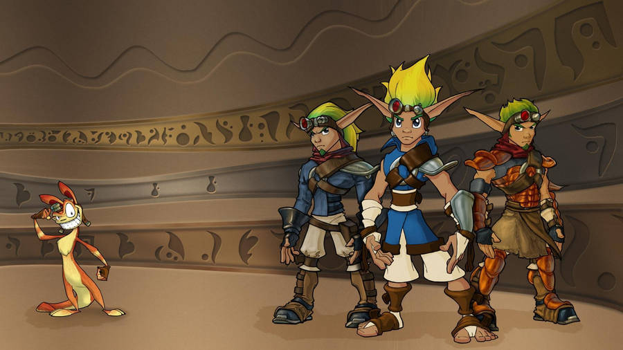 Standing Jak And Daxter Wallpaper