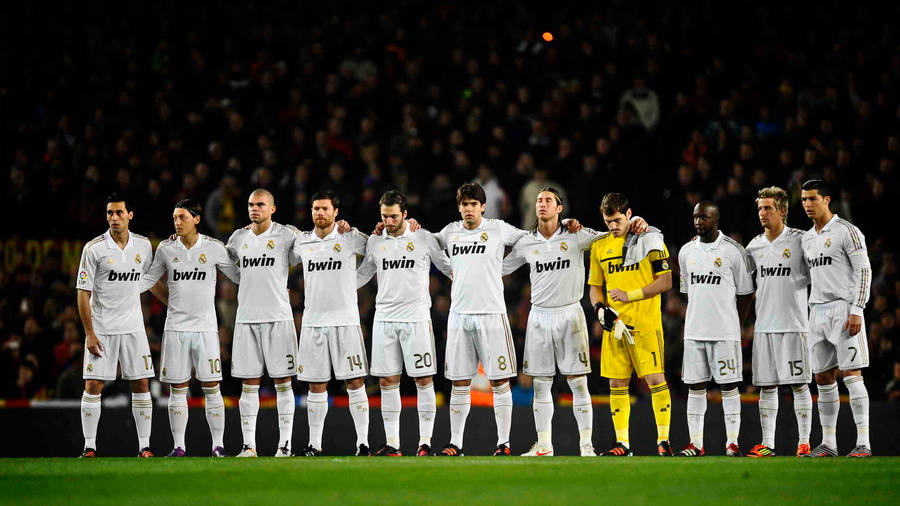 Standing Together Real Madrid 4k Wallpaper