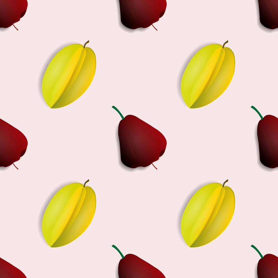 Star Fruit Java Apple Wallpaper