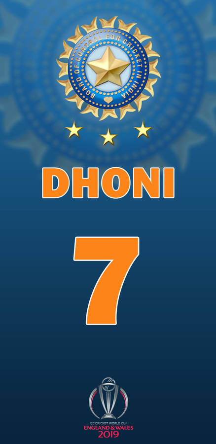 Star Jersey Dhoni Hd Wallpaper