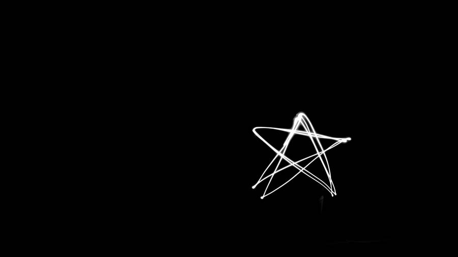 Star On Black Tablet Wallpaper