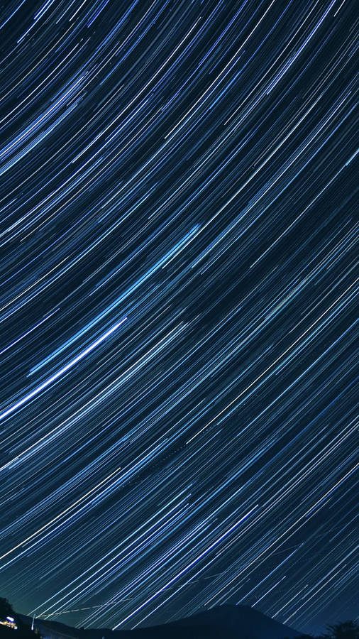 Star Trails Space Phone Wallpaper