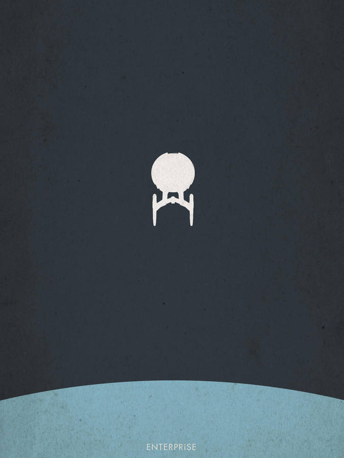 Star Trek Iphone Minimalist Enterprise Wallpaper