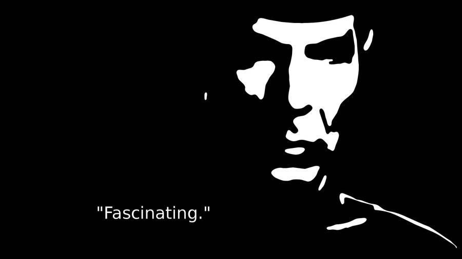 Star Trek Spock Black Art Wallpaper