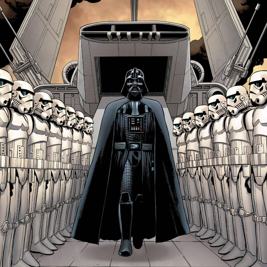 Star Wars Ipad Darth Vader Stormtroopers Wallpaper