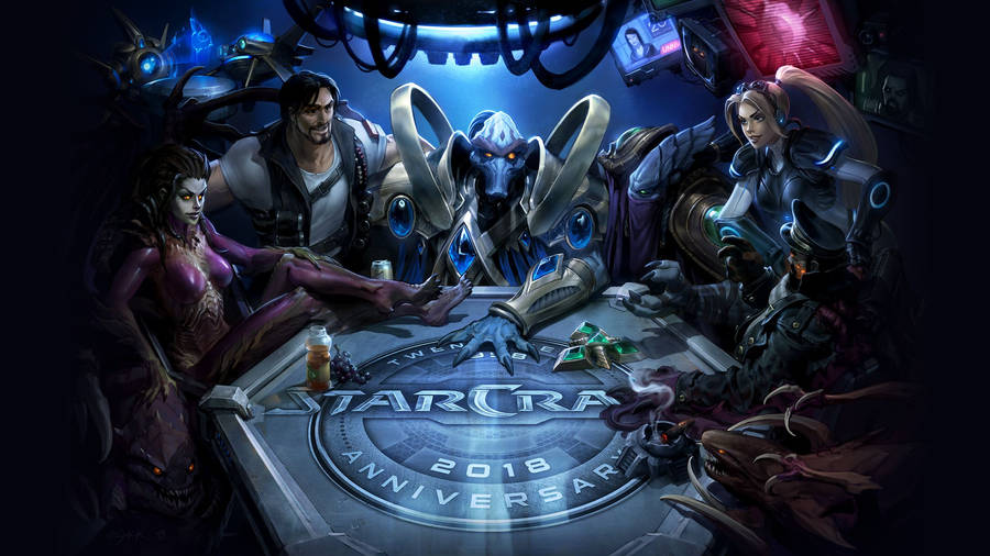 Starcraft Anniversary Heroes Wallpaper