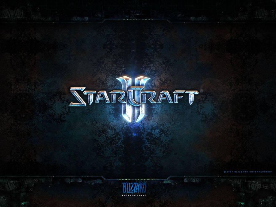 Starcraft Ii Gamer Logo Wallpaper