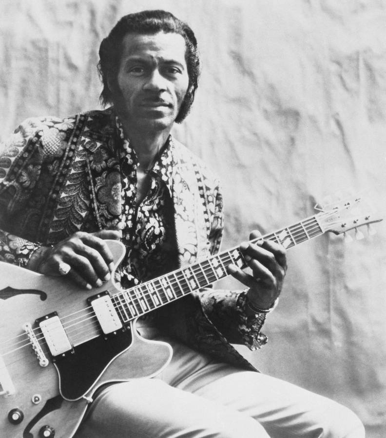 Staring Chuck Berry Wallpaper