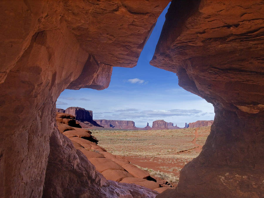 Stark Beauty Of Monument Valley Wallpaper