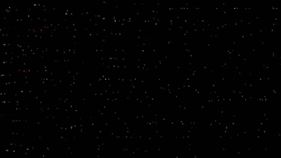 Starry Black Screen 4k Wallpaper