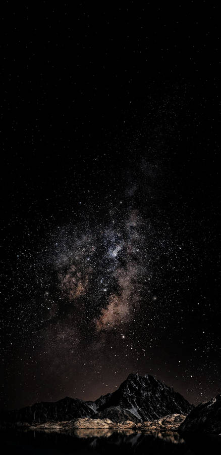 Starry Night Sky 2k Amoled Wallpaper