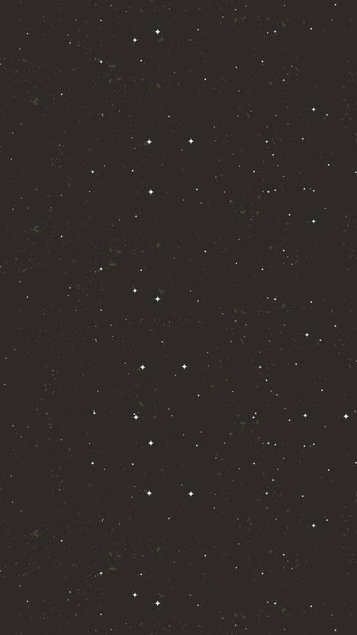 Starry Night Sky Minimal Dark Iphone Wallpaper