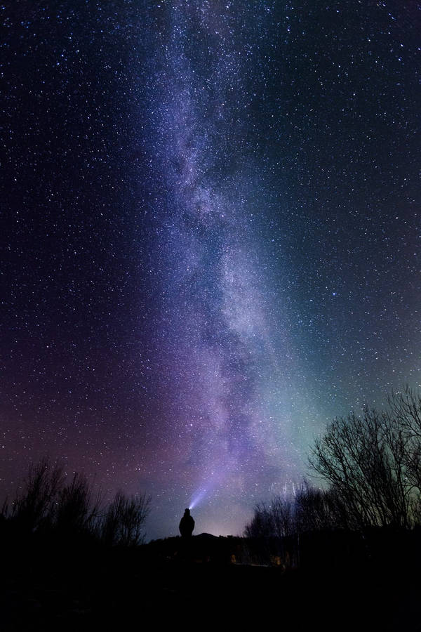 Starry Sky Iphone Whatsapp Wallpaper