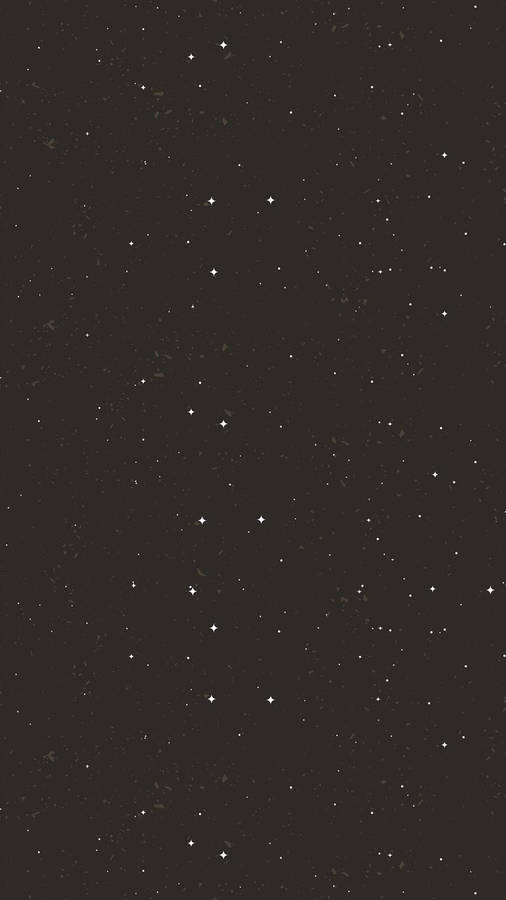 Starry Sky Minimalist Black Phone Wallpaper