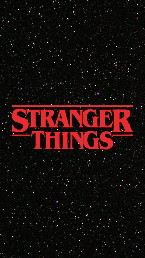 Starry Sky Stranger Things Phone Wallpaper