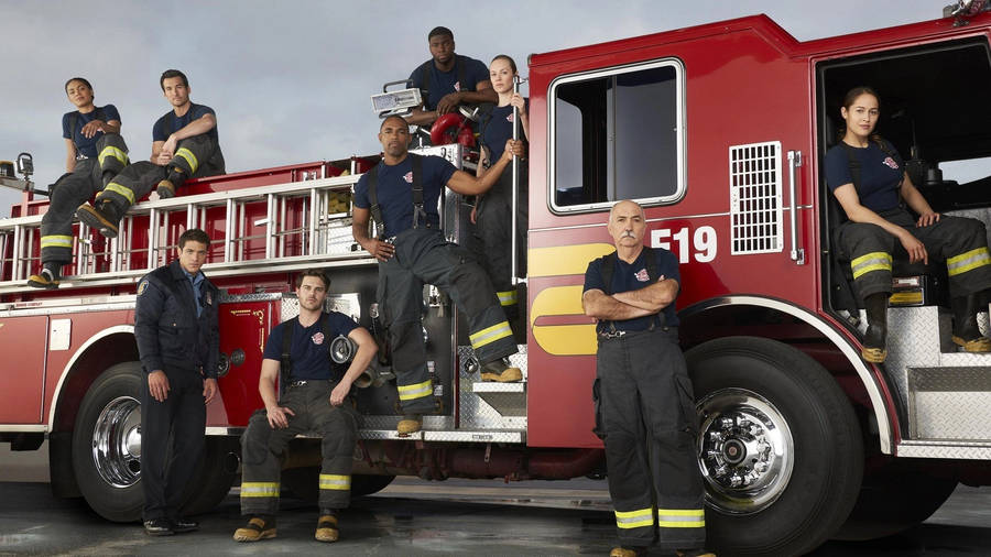 Station 19 Firetruck Wallpaper