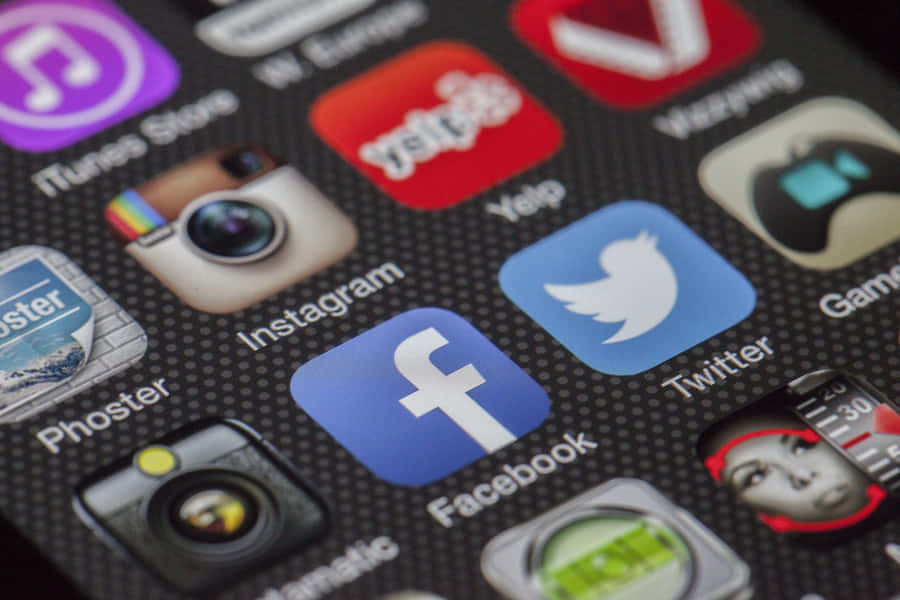 Stay Connected With Your Friends And Family On Social Media Apps Wallpaper