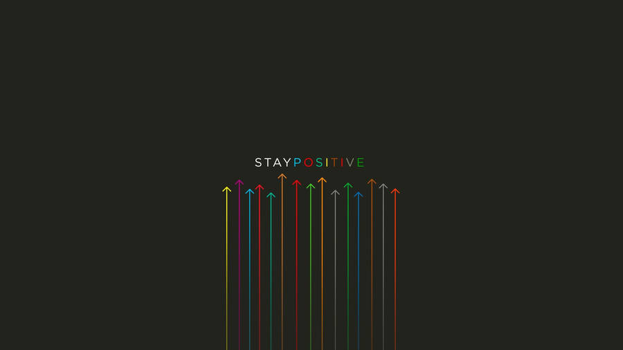 Stay Positive Motivational Desktop Wallpaper
