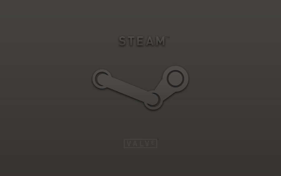 Steam Platform Logo Dark Background Wallpaper