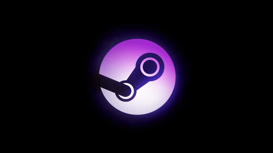 Steam Platform Logo Glow Wallpaper