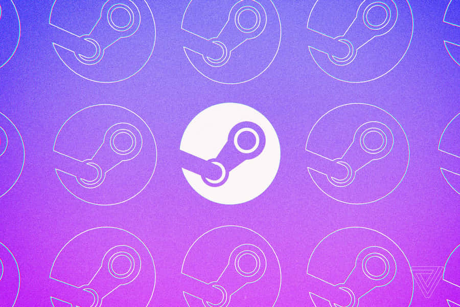 Steam Platform Purple Background Wallpaper