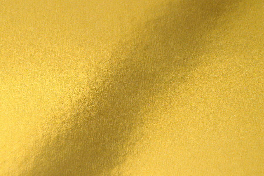 Steel Plate In Plain Gold Wallpaper