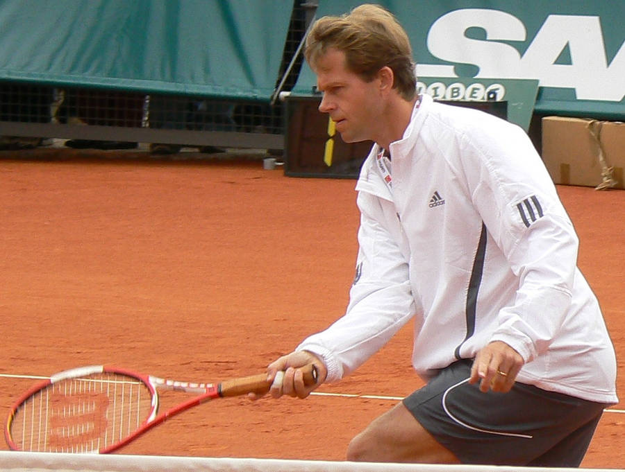 Stefan Edberg Warming Up Wallpaper